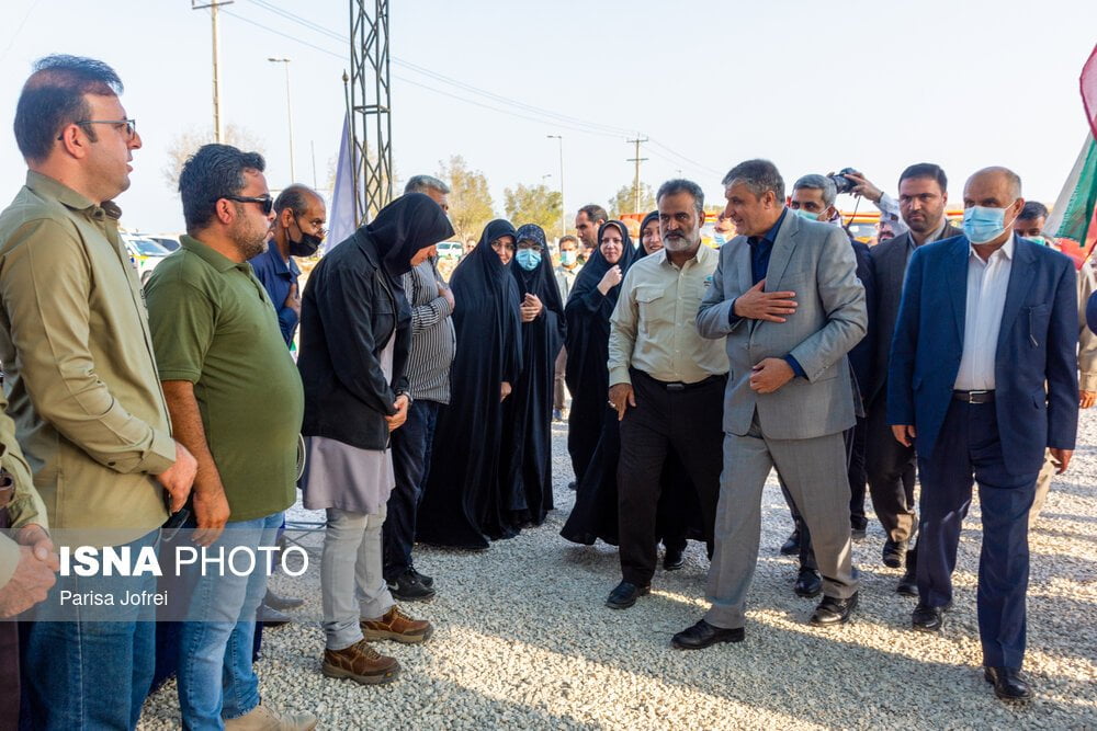 افتتاح نیروگاه گازی تولید برق در بوشهر